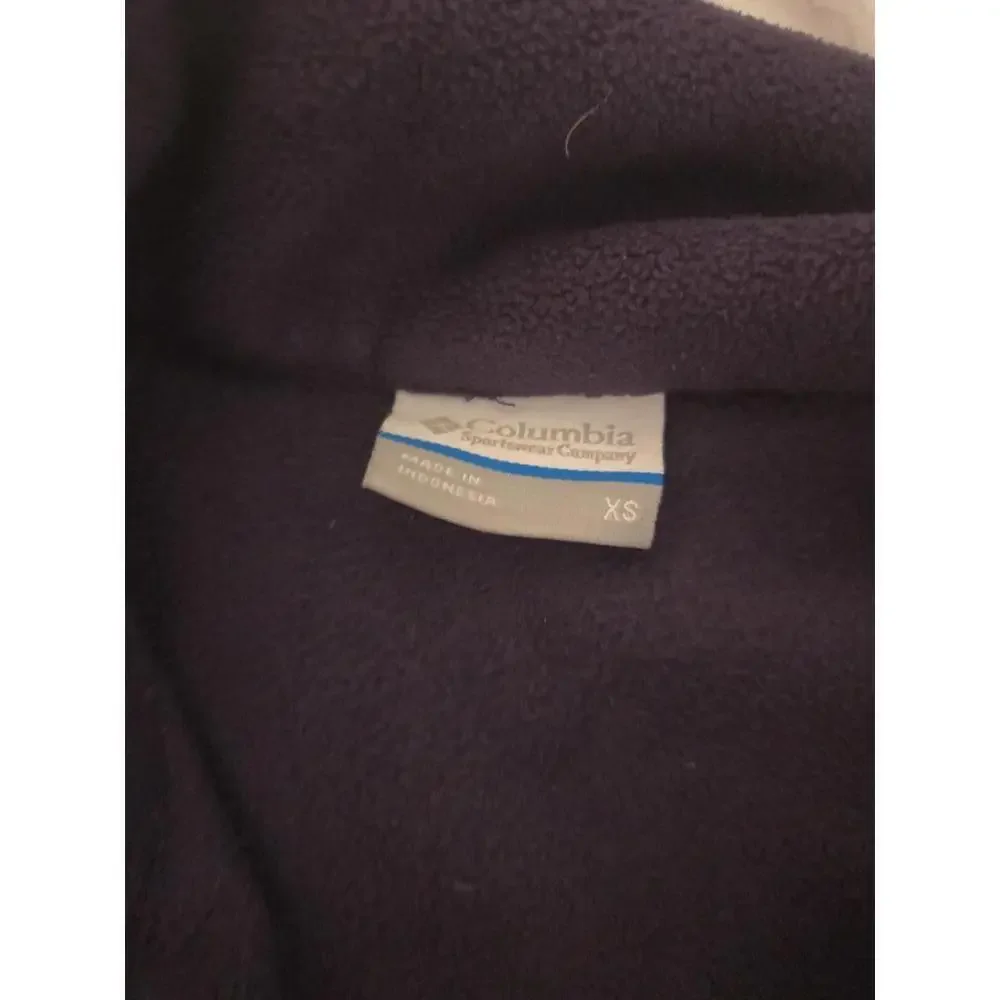 Columbia Women's Fleece Jacket XS Purple
